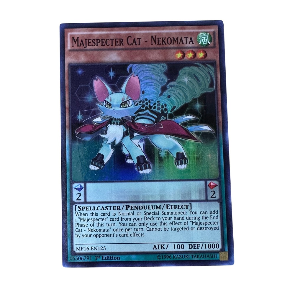 Majespecter‎ Cat - Nekomata MP16-EN125 1st Edition YuGiOh Card MP/LP